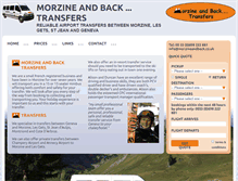 Tablet Screenshot of morzineandback.co.uk